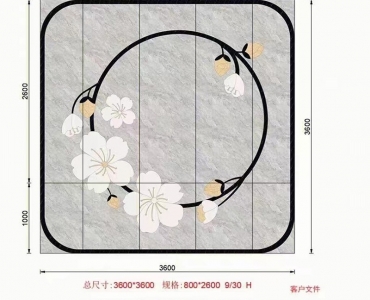 江阴瓷砖水刀拼花加工